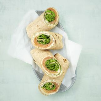 Lachs-Gemüse-Wrap Lachs-Gemüse-Wrap