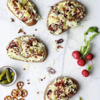 Alpenstulle mit Schinken und Kraut Alpenstulle mit Schinken und Kraut