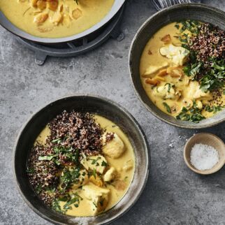 Hähnchencurry
mit Quinoa Hähnchencurry
mit Quinoa