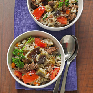 Pilaw mit Hackfleisch und Gemüse Pilaw mit Hackfleisch und Gemüse