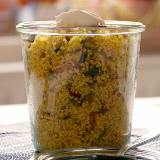 Zitronencouscous mit Currygemüse Zitronencouscous mit Currygemüse