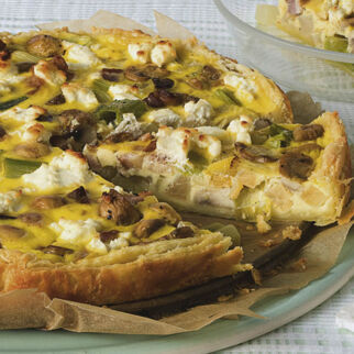 Quiche mit Ziegenkäse Quiche mit Ziegenkäse