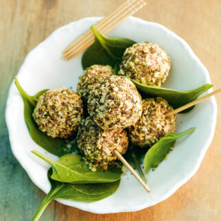 Geflügelleber-Apfel-Pralinen Geflügelleber-Apfel-Pralinen