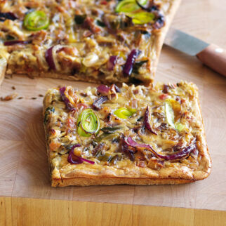 Viererlei-Zwiebelkuchen Viererlei-Zwiebelkuchen