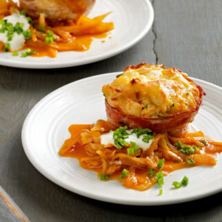 Semmelküchlein mit Paprikakraut Semmelküchlein mit Paprikakraut