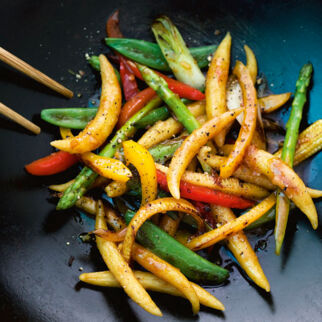 Schupfnudeln mit Gemüse aus dem Wok Schupfnudeln mit Gemüse aus dem Wok