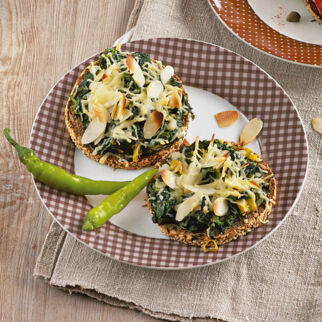 Spinat-Toast Spinat-Toast