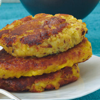 Blumenkohl-Kartoffelplätzchen Blumenkohl-Kartoffelplätzchen
