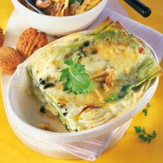 Kohlrabi-Fenchel-Lasagne Kohlrabi-Fenchel-Lasagne