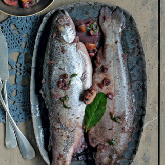 Forelle in Rotwein Forelle in Rotwein