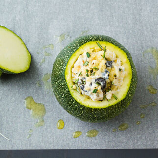 Gefüllte Zucchini Gefüllte Zucchini