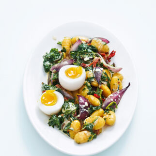 Spinat-Zwiebel-Gnocchi Spinat-Zwiebel-Gnocchi