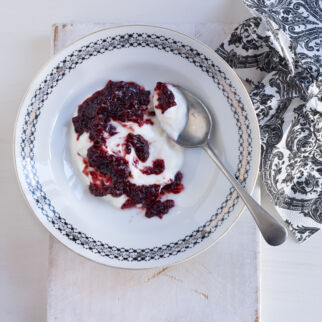 Bratapfel-Brombeer-Konfitüre Bratapfel-Brombeer-Konfitüre