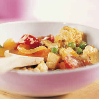 Gemüsecurry mit Zitronenreis Gemüsecurry mit Zitronenreis