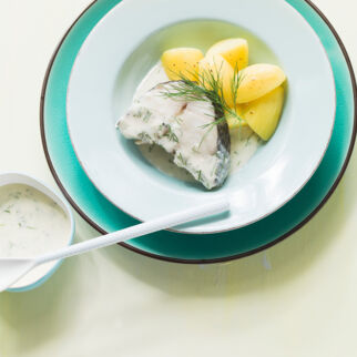 Gesottene Fischkoteletts Gesottene Fischkoteletts