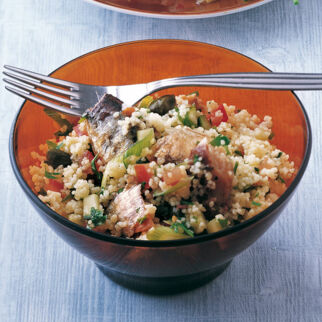 Couscoussalat mit Sardinen Couscoussalat mit Sardinen