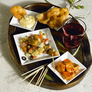 Tapas variadas del mar Tapas variadas del mar