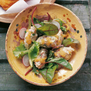 Knödelchen mit Bröselbutter Knödelchen mit Bröselbutter