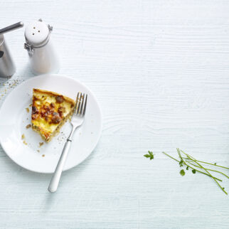 Hackfleischquiche mit Joghurt Hackfleischquiche mit Joghurt