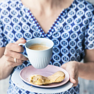 Éclairs au café - Eclairs mit Kaffeecreme Éclairs au café - Eclairs mit Kaffeecreme