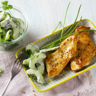 Hähnchen mit Korianderbutter Hähnchen mit Korianderbutter