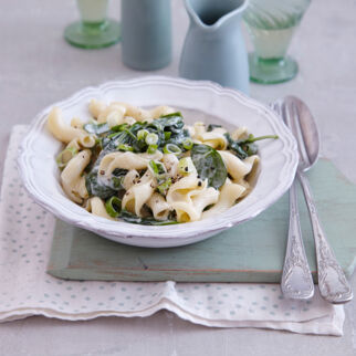 Pasta mit Spinat Pasta mit Spinat