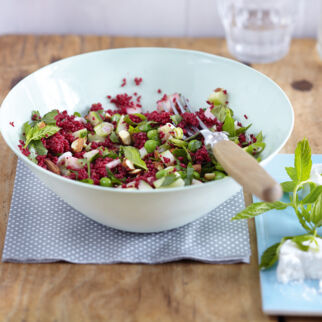 Rote-Bete-Mandel-Couscous Rote-Bete-Mandel-Couscous