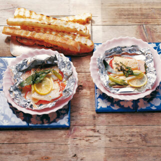 Seezunge in Folie gegart Seezunge in Folie gegart