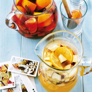 Sommerdrinks, Sangria und Apfel-Cidre-Bowle Sommerdrinks Unterseite Rezepte Bowle