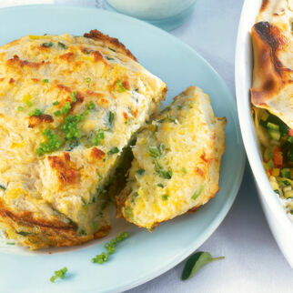 Lauch-Kartoffel-Soufflé Lauch-Kartoffel-Soufflé