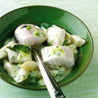 Zander mit Schwarzwurzeln Zander mit Schwarzwurzeln