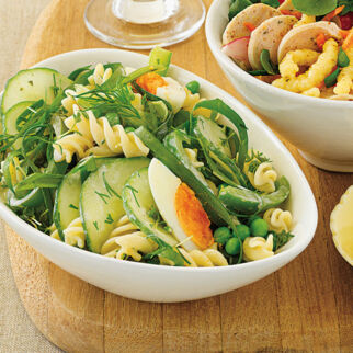 Grüner Nudelsalat Grüner Nudelsalat