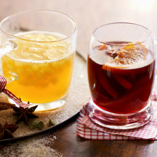 Apfelpunsch und Cranberrypunsch Rezept Apfelpunsch und Cranberrypunsch Rezept