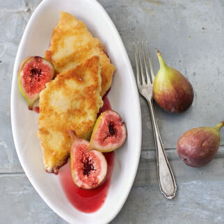 Grießschnitten mit Gewürz-Honig-Feigen Grießschnitten mit Gewürz-Honig-Feigen