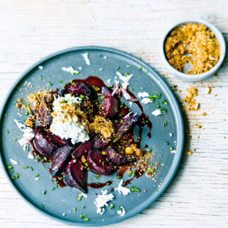 Geröstete Rote Bete mit Dukkah Geröstete Rote Bete mit Dukkah