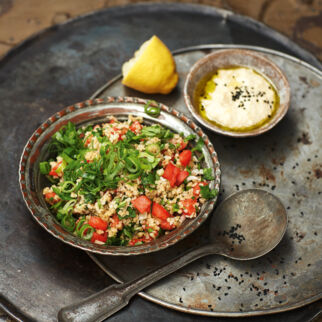 Taboulé mit Hummus Taboulé mit Hummus
