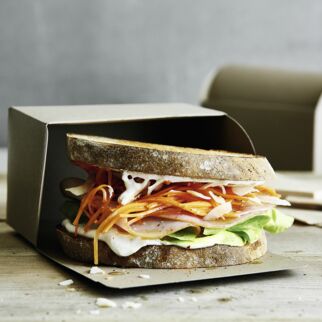 Spicy Putenbrust auf Brot Spicy Putenbrust auf Brot