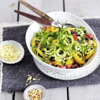 Zucchininudel-Salat Zucchininudel-Salat