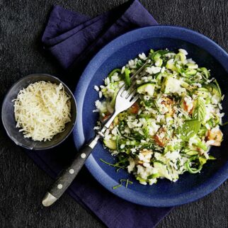 Grünes Gemüserisotto Grünes Gemüserisotto