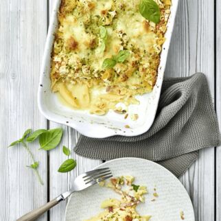 Low-Carb-Nudelauflauf mit Blumenkohl Low-Carb-Nudelauflauf mit Blumenkohl