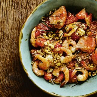 Pomelosalat mit Garnelen Pomelosalat mit Garnelen