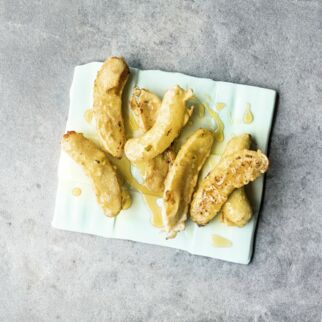 Frittierte Bananen Frittierte Bananen