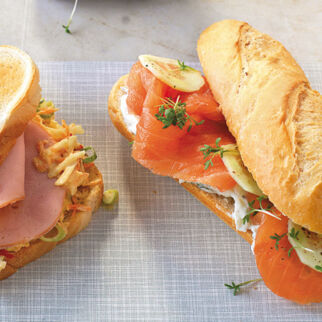 Lachs-Kresse-Brötchen Lachs-Kresse-Brötchen