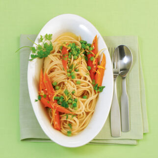 Möhren-Kerbel-Nudeln Möhren-Kerbel-Nudeln