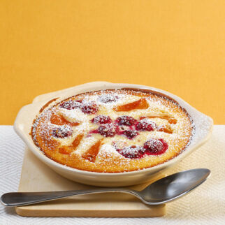 Aprikosen-Kirsch-Clafoutis Aprikosen-Kirsch-Clafoutis