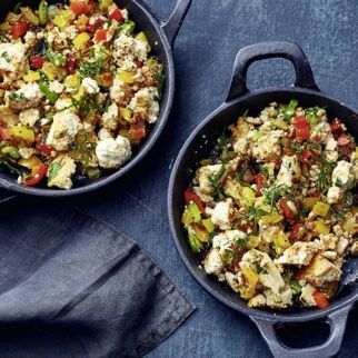 Tofu-»Rührei« mit Gemüse Tofu-»Rührei« mit Gemüse