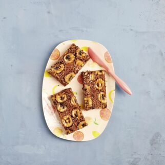 Hirse-Oatmeal-Schnitten Hirse-Oatmeal-Schnitten