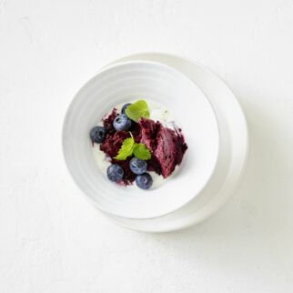 Heidelbeer-Zitronen-Sorbet Heidelbeer-Zitronen-Sorbet