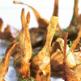 Gebratene Artischocken Gebratene Artischocken