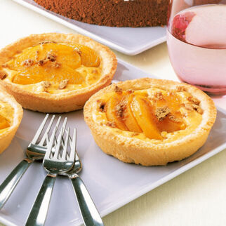 Ricotta-Amaretto-Törtchen Ricotta-Amaretto-Törtchen